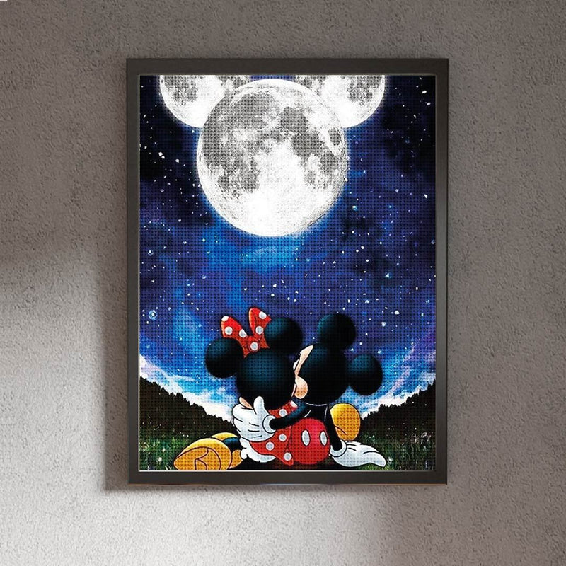 Kit Arte com Diamante - Luar Mickey