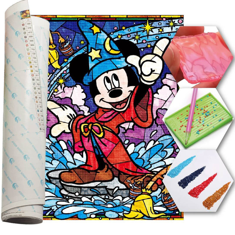 Kit Arte com Diamante - Magic Mickey