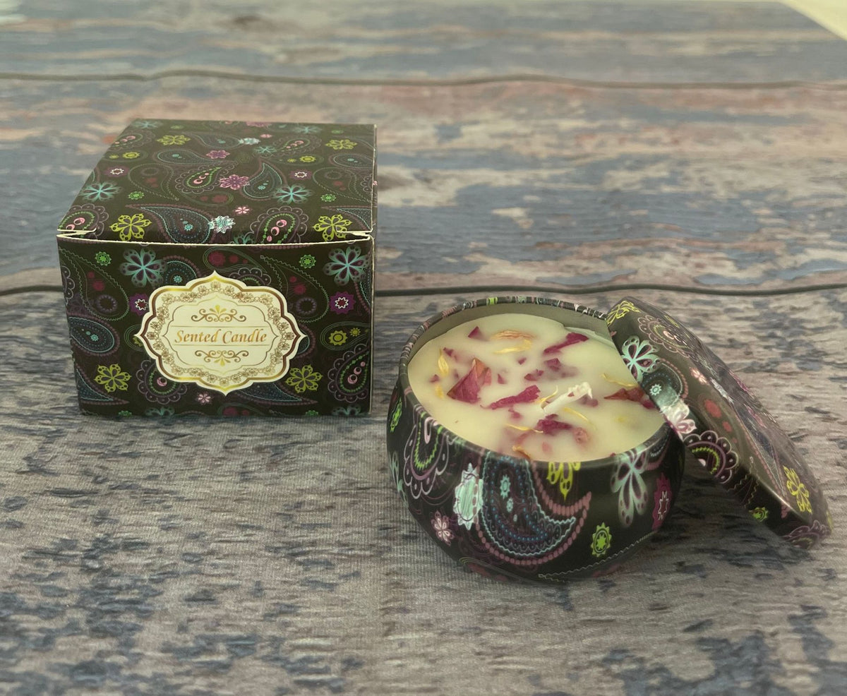 Velas Aromáticas Perfumadas Relaxantes de Longa Duração Originais e Ornamentadas