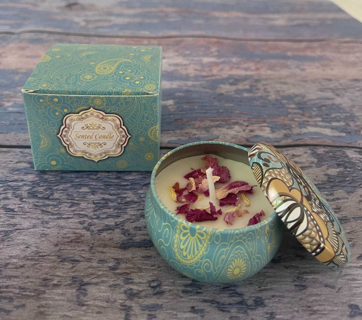 Velas Aromáticas Perfumadas Relaxantes de Longa Duração Originais e Ornamentadas