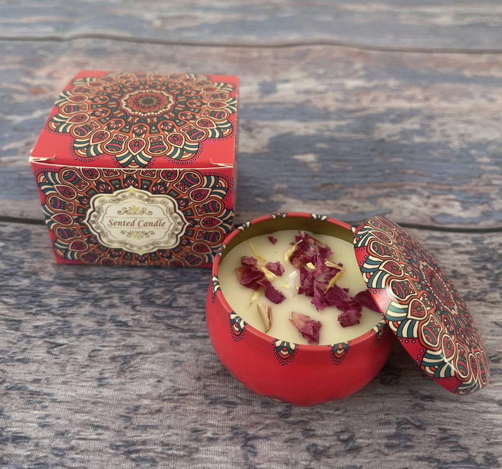 Velas Aromáticas Perfumadas Relaxantes de Longa Duração Originais e Ornamentadas
