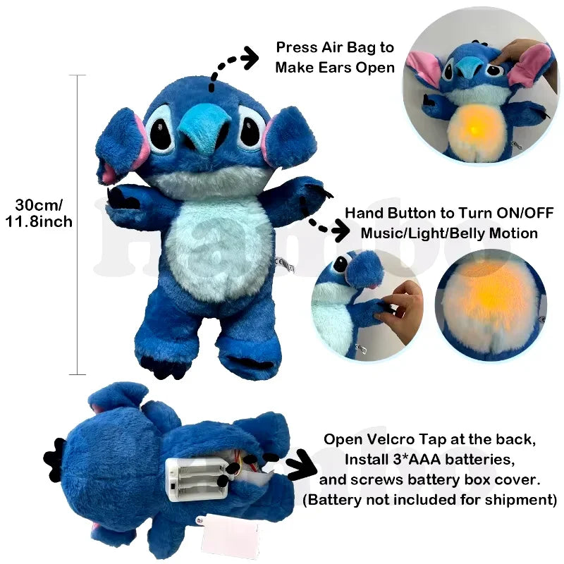 Stitch Pelucia - Companheiro de Sono para Bebês