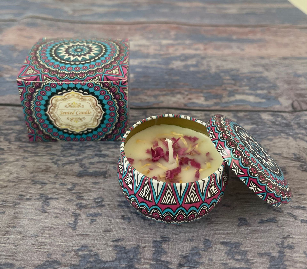 Velas Aromáticas Perfumadas Relaxantes de Longa Duração Originais e Ornamentadas
