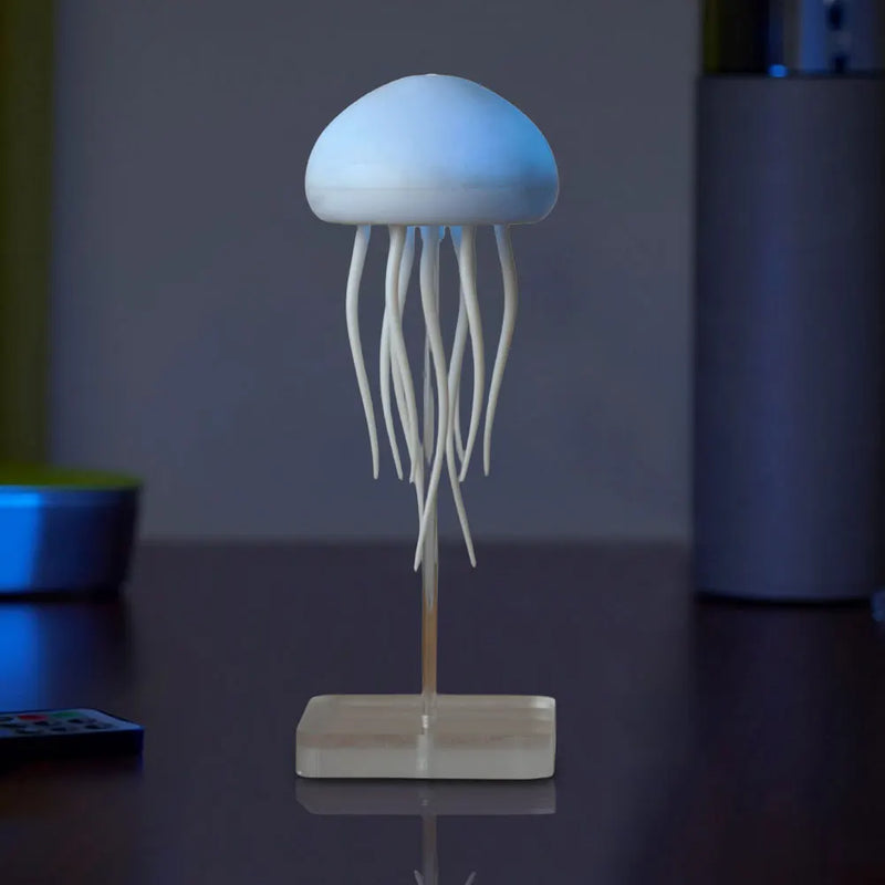 Luminária Atmosfera Jellyfish RGB com Tentáculos Flexíveis e Controle por Voz