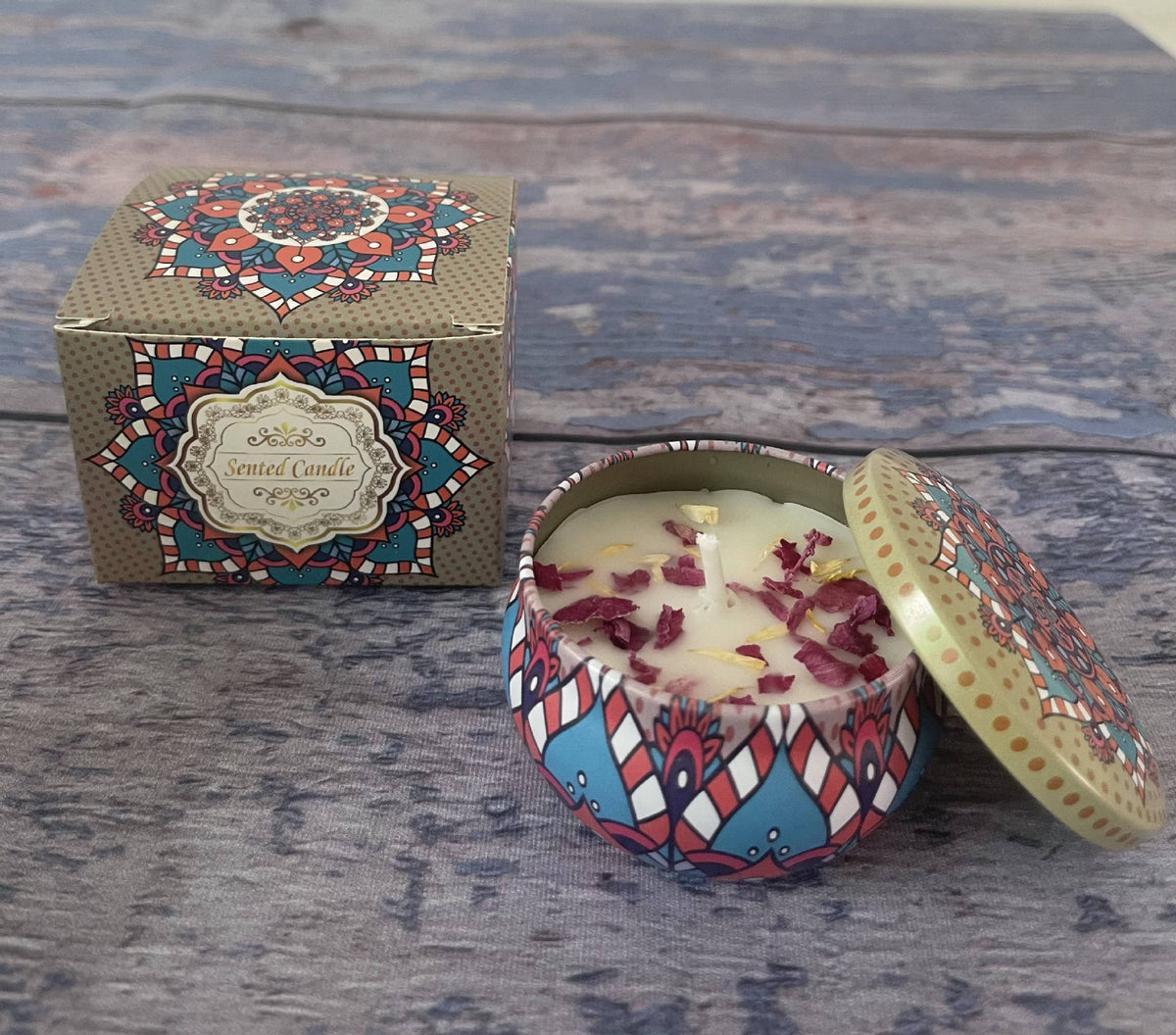 Velas Aromáticas Perfumadas Relaxantes de Longa Duração Originais e Ornamentadas