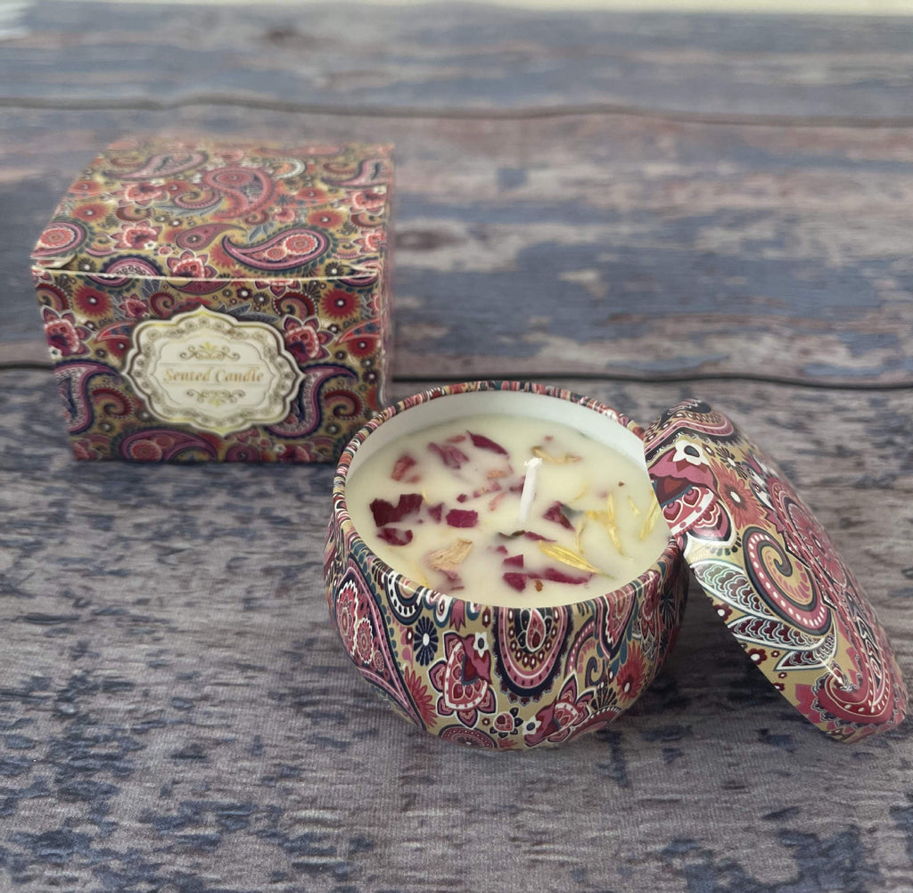 Velas Aromáticas Perfumadas Relaxantes de Longa Duração Originais e Ornamentadas