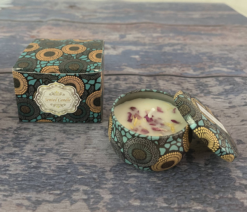 Velas Aromáticas Perfumadas Relaxantes de Longa Duração Originais e Ornamentadas