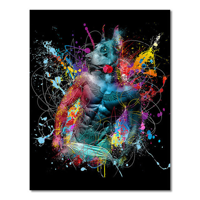 Kit pintura numerada - Lobo