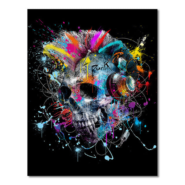 Kit pintura numerada - Punk