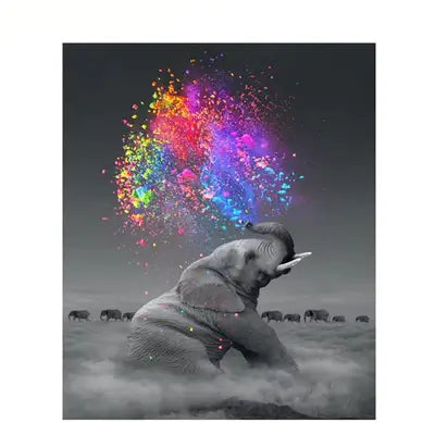 Kit pintura numerada - Elefante
