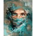 Kit pintura numerada - blue