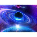 Kit pintura numerada - planeta azul