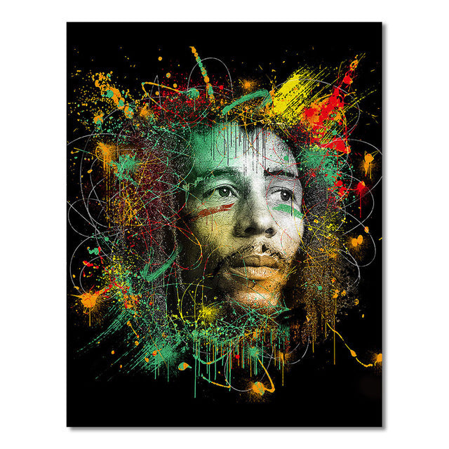 Kit pintura numerada  - Bob Marley