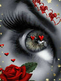 Kit pintura numerada - eye Rose