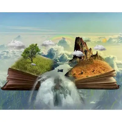 Kit pintura numerada - water book