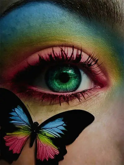 Kit pintura numerada - eye borboleta