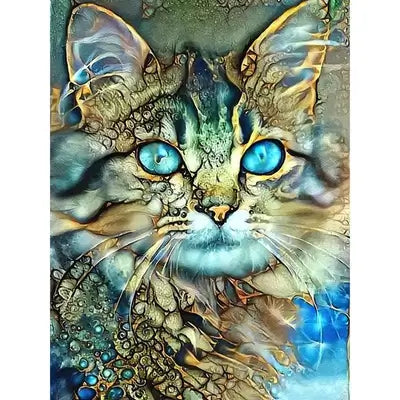 Kit pintura numerada - Gato