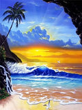 Kit pintura numerada - Praia