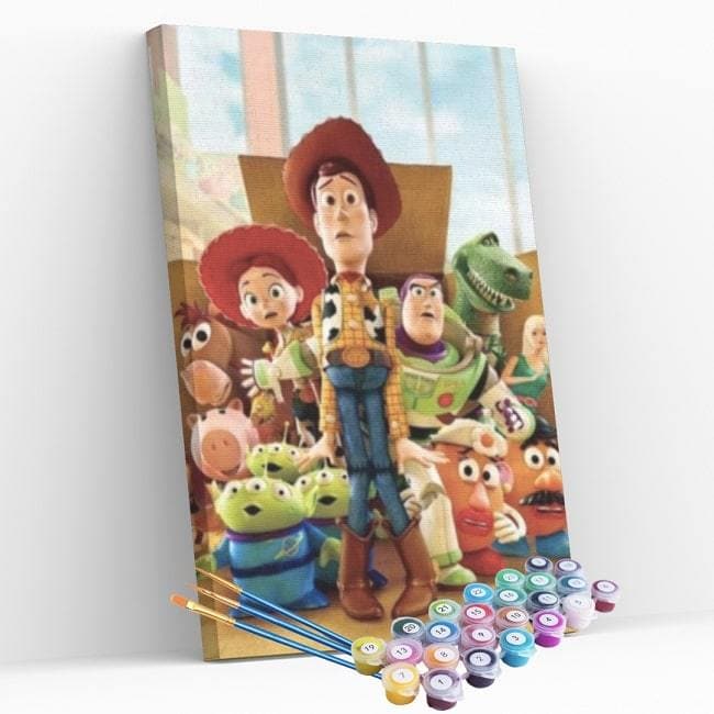 Kit pintura numerada - Toy Story