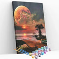 Kit pintura numerada - Lua cheia