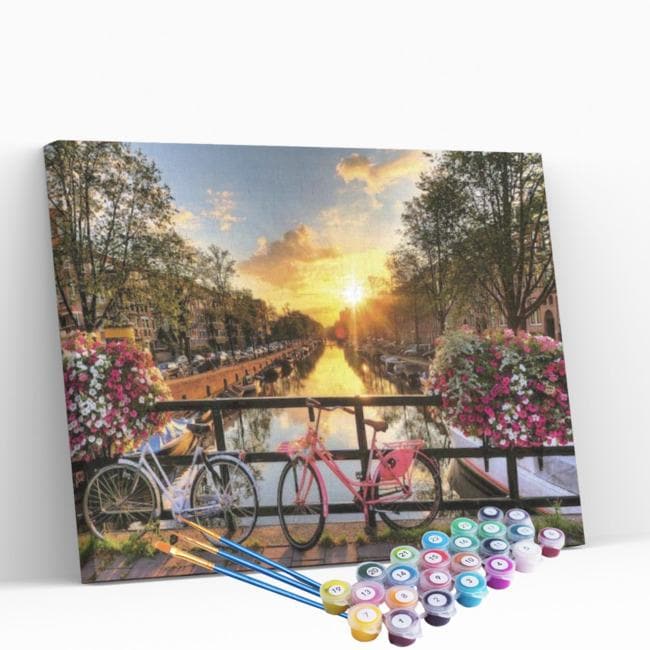 Kit pintura numerada  - Amsterdã