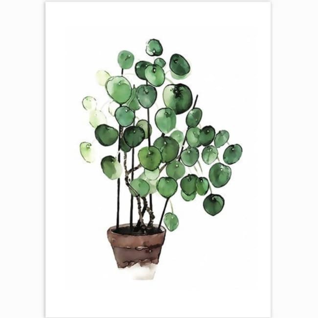 Kit pintura numerada - Vaso verde