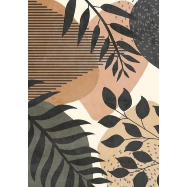 Kit pintura numerada - Folhas atemporais 2