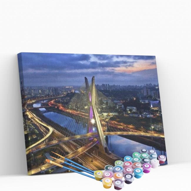 Kit pintura numerada - São Paulo