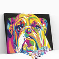 Kit pintura numerada - Pug colorido