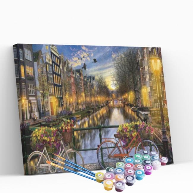 Kit pintura numerada - Amsterdã 2