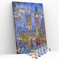 Kit pintura numerada - Londres a noite