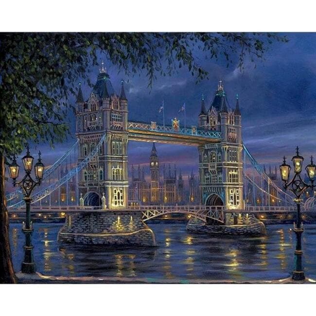 Kit pintura numerada - Ponte da torre Londres