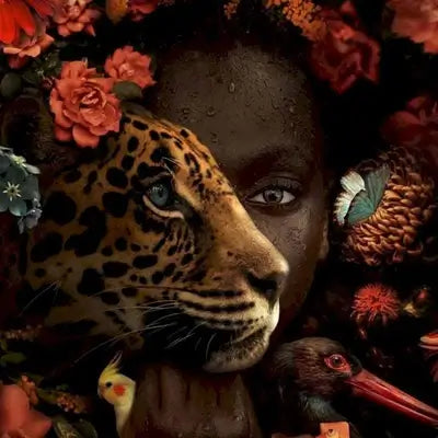 Kit pintura numerada - Dona da selva