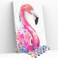 Kit pintura numerada - Flamingo psicodélico