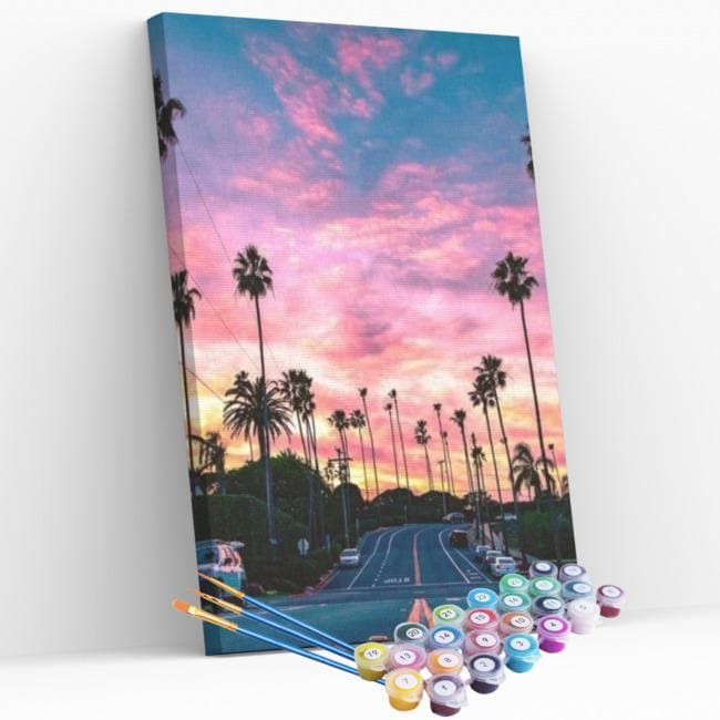 Kit pintura numerada - Los Angeles