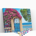 Kit pintura numerada - Porta florida mar