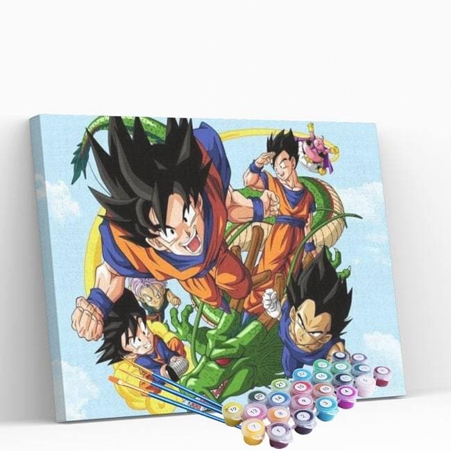 Kit pintura numerada - Dragon Ball Z