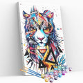 Kit pintura numerada - Onça psicodélica