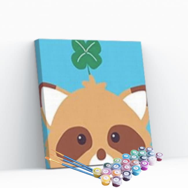 Kit pintura numerada - Panda infantil