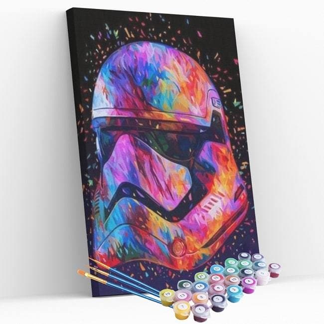 Kit pintura numerada - Stormtrooper