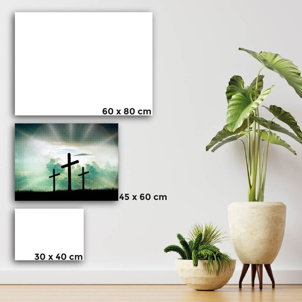 Kit Arte com Diamante - 3 Cruzes