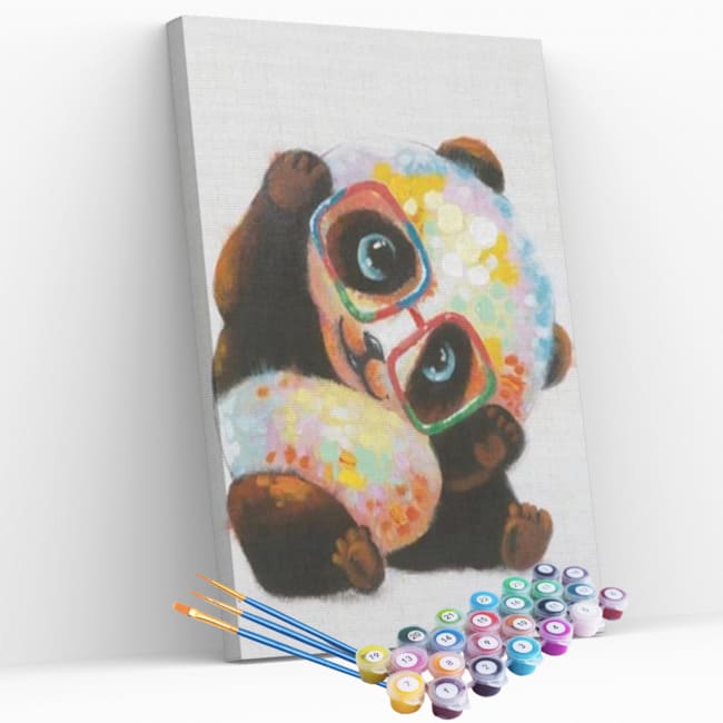 Kit pintura numerada - Panda