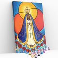 Kit pintura numerada - Nossa Senhora Aparecida desenho