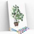 Kit pintura numerada - Vaso verde
