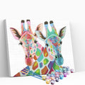 Kit pintura numerada - Girafas