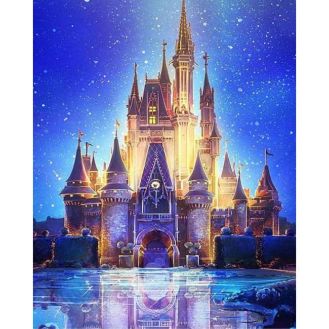 Kit pintura numerada - Castelo Disney