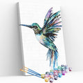 Kit pintura numerada - Beija-flor