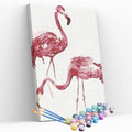 Kit pintura numerada - Flamingos