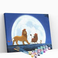 Kit pintura numerada - Rei leão luar