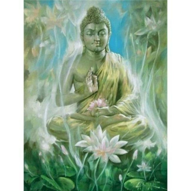 Kit pintura numerada  - Buda meditando
